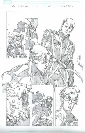 Siege: Young Avengers Issue #1 Page 16 by Mahmud Asrar