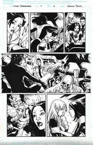 X-Men Disassembled Issue #1 Page 6 by Mahmud Asrar