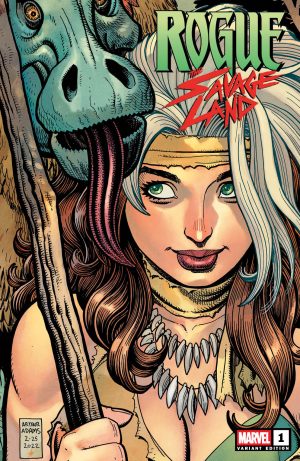 Savage Land Rogue #1 Variant by Arthur Adams