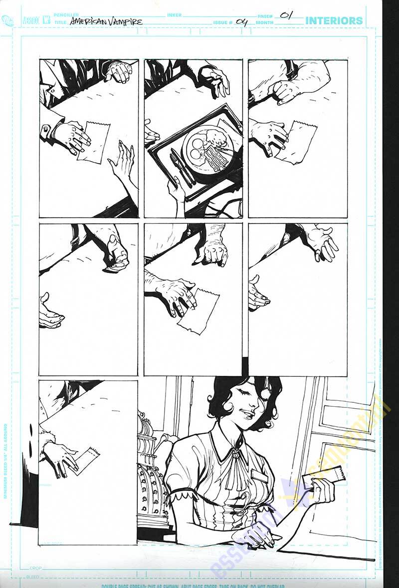 American Vampire Issue 04 Page 01 by Rafael Albuquerque 1 American Vampire Issue 04 Page 01 by Rafael Albuquerque
