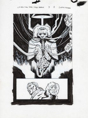 Spider-Man 2099: Dark Genesis #5 Page 2 by Justin Mason