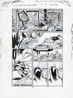 Spider-Man 2099: Dark Genesis #5 Page 5 by Justin Mason