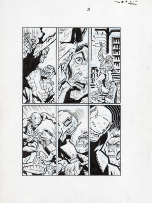 Spider-Man 2099: Dark Genesis #5 Page 8 by Justin Mason