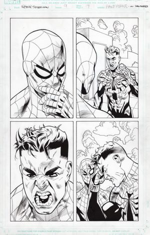 Superior Spider-Man #9 p.14 by Mike Hawthorne and Wade von Grawbadger