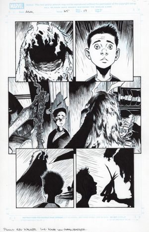 The Amazing Spider-Man 65 DEATHS Page 17 by Kev Walker and Wade von Grawbadger