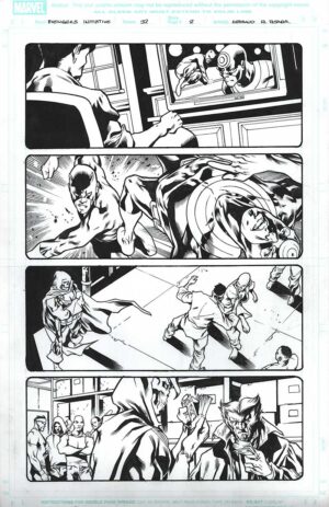 Avengers: The Initiative Issue #32 Page 02 by Mahmud Asrar