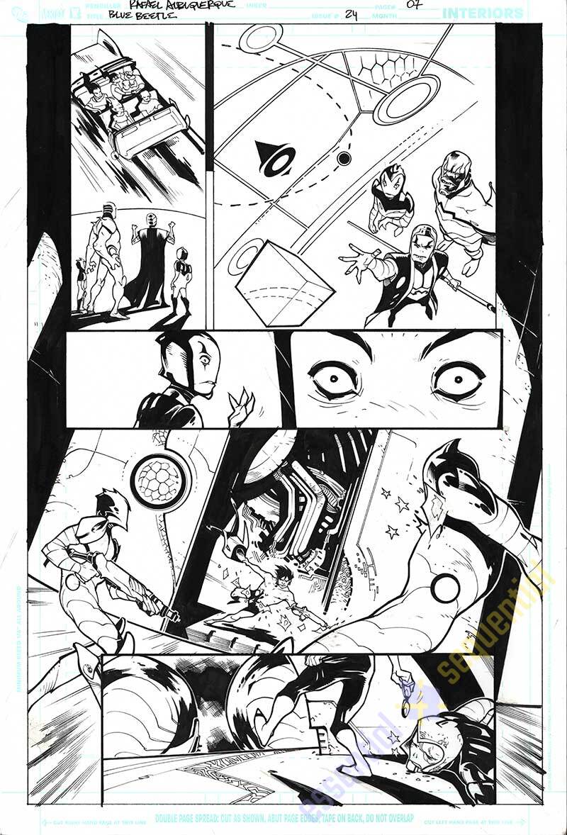 Blue Beetle Issue #24 Page 07 by Rafael Albuquerque 1 Blue Beetle Issue #24 Page 07 by Rafael Albuquerque