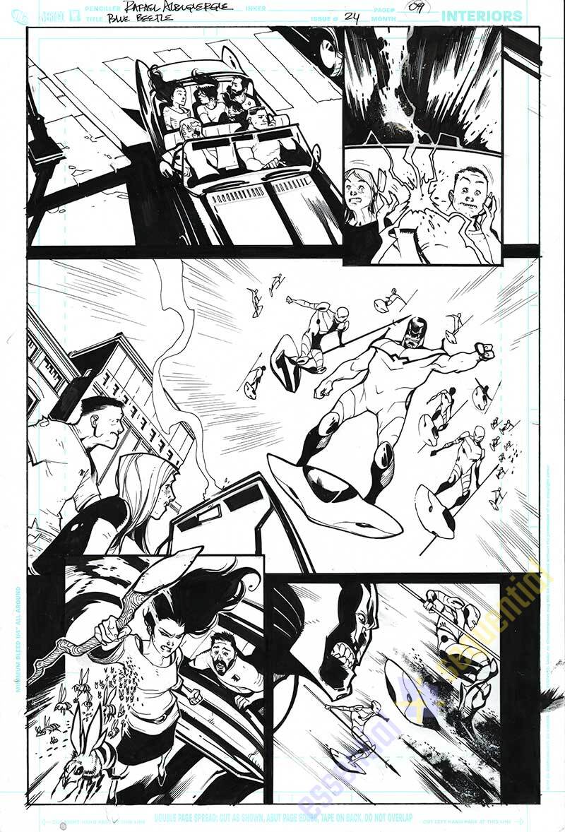 Blue Beetle Issue #24 Page 09 by Rafael Albuquerque 1 Blue Beetle Issue #24 Page 09 by Rafael Albuquerque