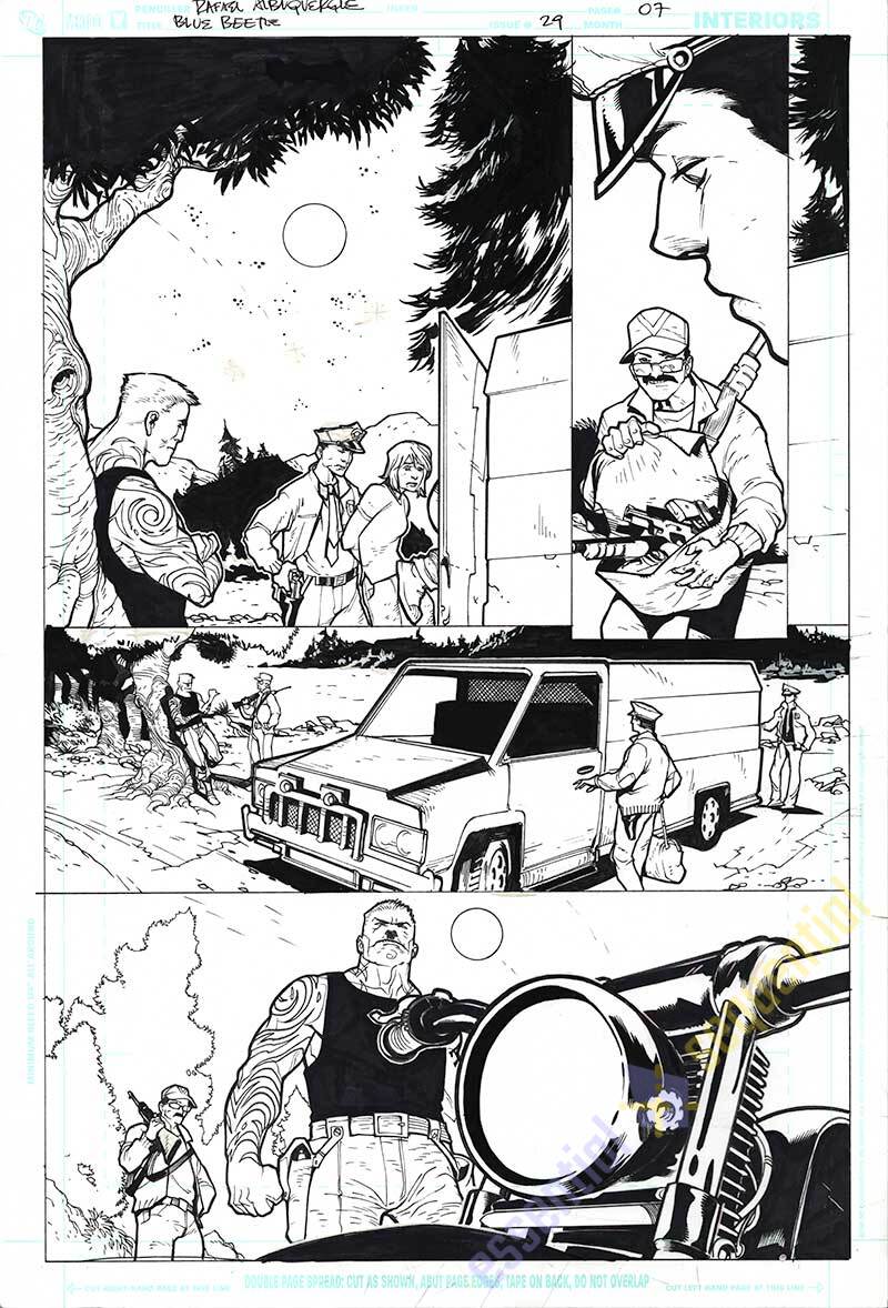 Blue Beetle Issue #29 Page 07 by Rafael Albuquerque 1 Blue Beetle Issue #29 Page 07 by Rafael Albuquerque