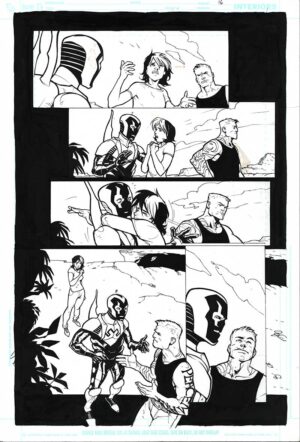 Blue Beetle Issue #29 Page 16 by Rafael Albuquerque