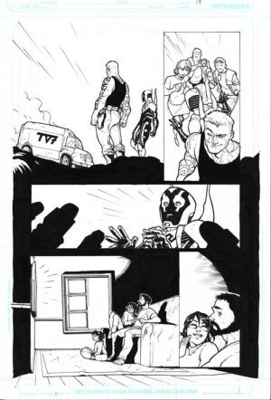 Blue Beetle Issue #29 Page 17 by Rafael Albuquerque