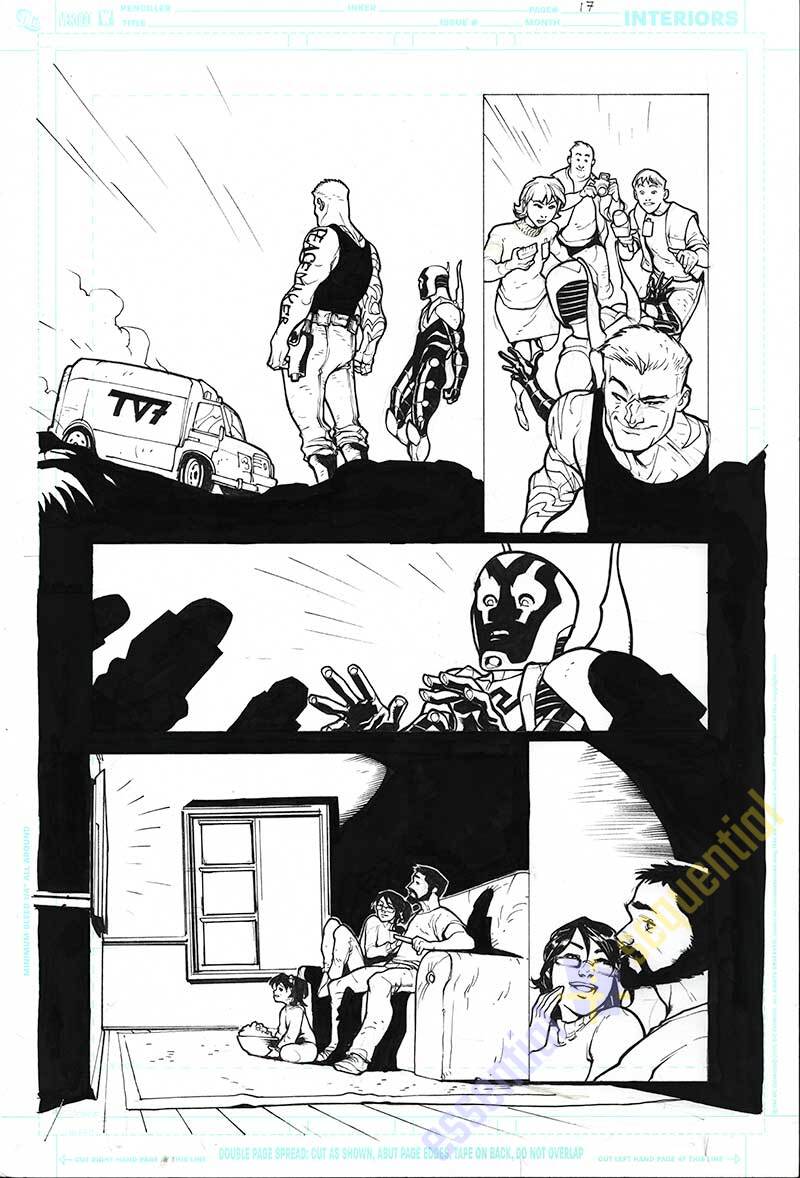 Blue Beetle Issue #29 Page 17 by Rafael Albuquerque 1 Blue Beetle Issue #29 Page 17 by Rafael Albuquerque