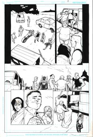 Blue Beetle Issue #29 Page 18 by Rafael Albuquerque