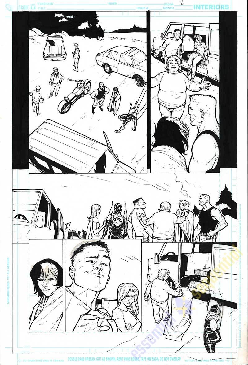 Blue Beetle Issue #29 Page 18 by Rafael Albuquerque 1 Blue Beetle Issue #29 Page 18 by Rafael Albuquerque