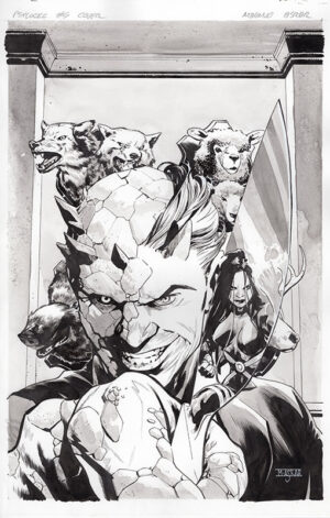 Psylocke #5 Cover by Mahmud Asrar