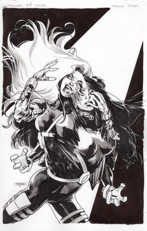 Psylocke #8 Cover by Mahmud Asrar