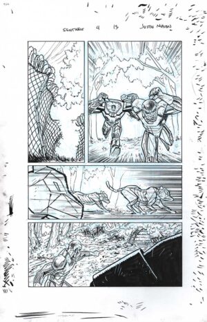 Sentinels #4 Page 13 by Justin Mason