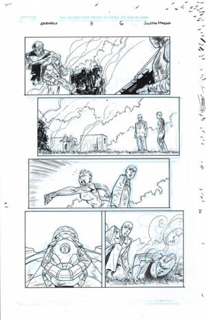 Sentinels #5 Page 06 by Justin Mason