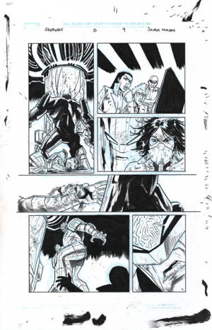 Sentinels #5 Page 09 by Justin Mason