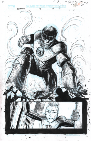 Sentinels #5 Page 11 by Justin Mason