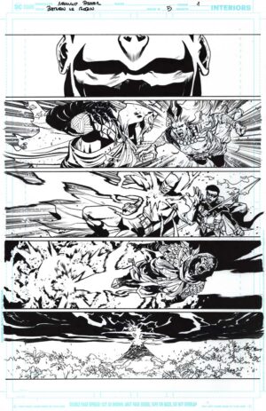 Batman vs. Robin #5 Page 1 by Mahmud Asrar