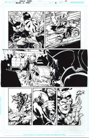 Batman vs. Robin #5 Page 11 by Mahmud Asrar