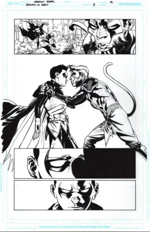 Batman vs. Robin #5 Page 14 by Mahmud Asrar