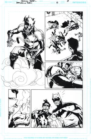 Batman vs. Robin #5 Page 21 by Mahmud Asrar