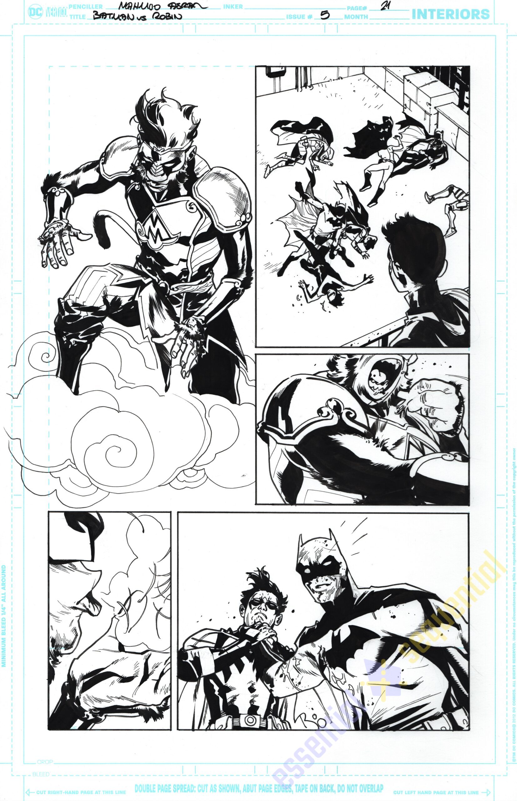 Batman vs. Robin #5 Page 21 by Mahmud Asrar 1 Batman vs. Robin #5 Page 21 by Mahmud Asrar