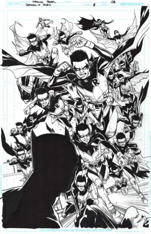 Batman vs. Robin #5 Page 22 by Mahmud Asrar