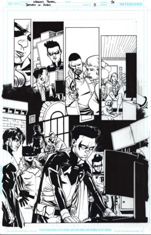 Batman vs. Robin #5 Page 31 by Mahmud Asrar