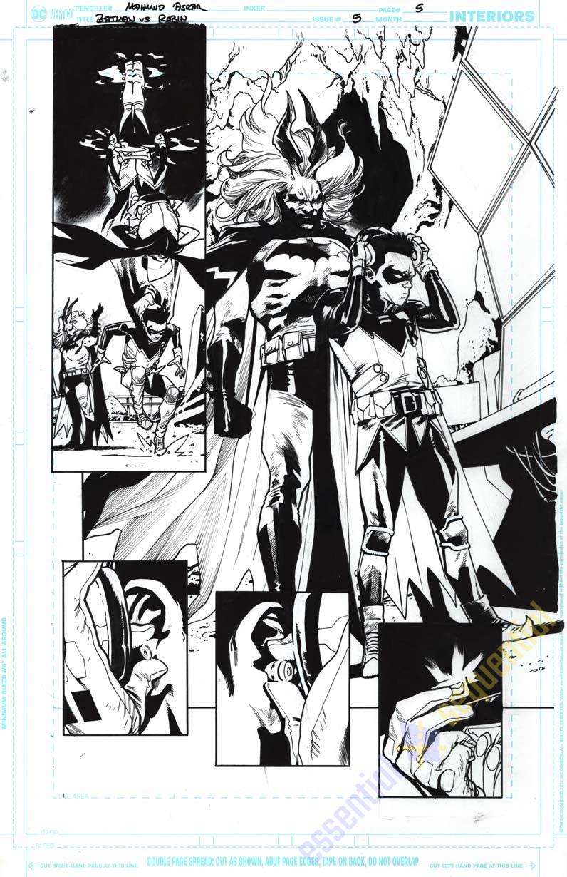 Batman vs. Robin #5 Page 5 by Mahmud Asrar 1 Batman vs. Robin #5 Page 5 by Mahmud Asrar
