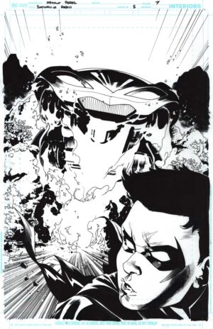 Batman vs. Robin #5 Page 7 by Mahmud Asrar