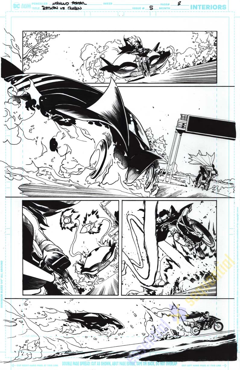 Batman vs. Robin #5 Page 8 by Mahmud Asrar 1 Batman vs. Robin #5 Page 8 by Mahmud Asrar