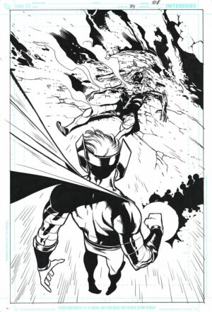 Blue Beetle #34 Page 01 by Rafael Albuquerque