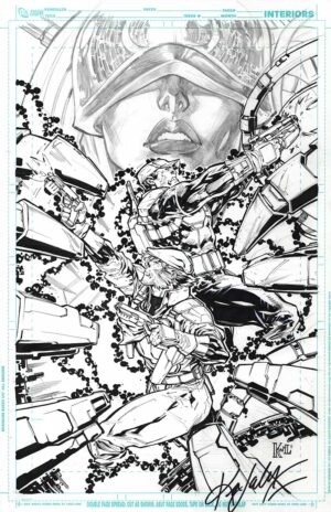 BlackHawks #3 Cover by Ken Lashley