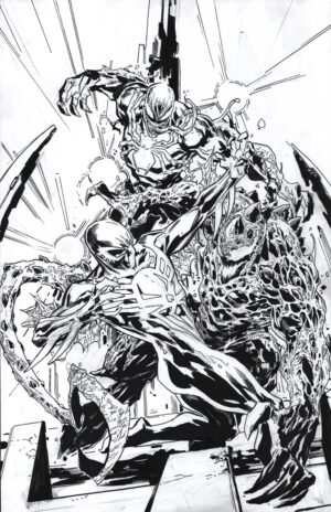 Spider-Man 2099: Dark Genesis #5 Variant Cover by Ken Lashley