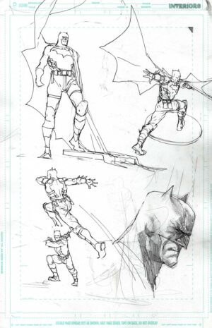 Batman Black and White Statue Concept Design by Rafael Albuquerque