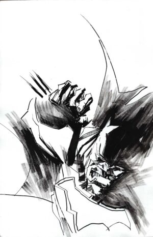 Batman Rough Illustration by Rafael Albuquerque