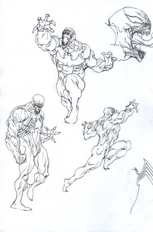 Venom Design Sheet by Rafael Albuquerque
