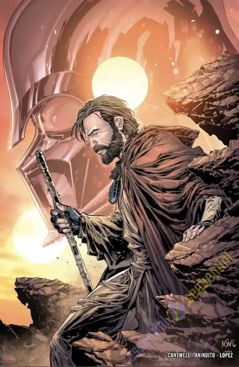 Star Wars: Obi-Wan #1 Variant Cover by Ken Lashley 2 Star Wars: Obi-Wan #1 Variant Cover by Ken Lashley - Image 2