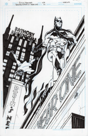 Batman and Robin: Year One #10 Cover by Cully Hamner