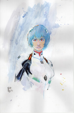 Rei Ayanami by Rod Reis