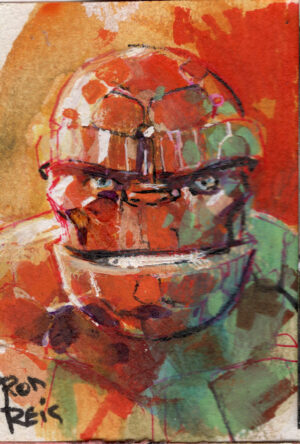 The Thing Sketch card by Rod Reis