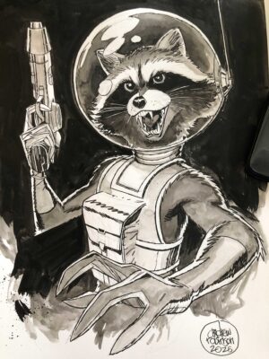 Rocket Racoon by Andrew Robinson