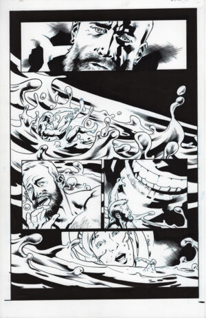 Venom #9 Page 18 by Brian Hitch and Wade von Grawbadger