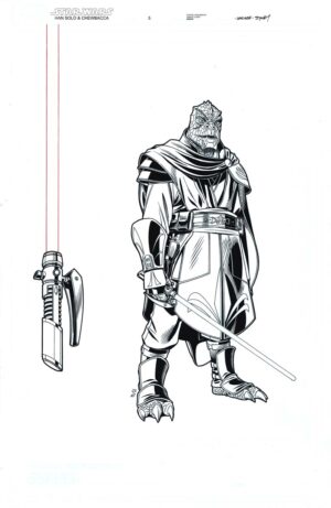 Star Wars: Han Solo and Chewbacca #5 Variant Sskeer Cover by Chris Sprouse and Karl Story