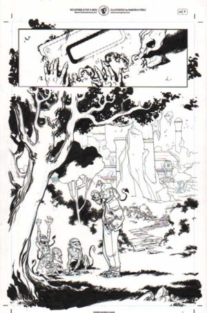 Wolverine & the Xmen #29 p.08 by Ramon Perez