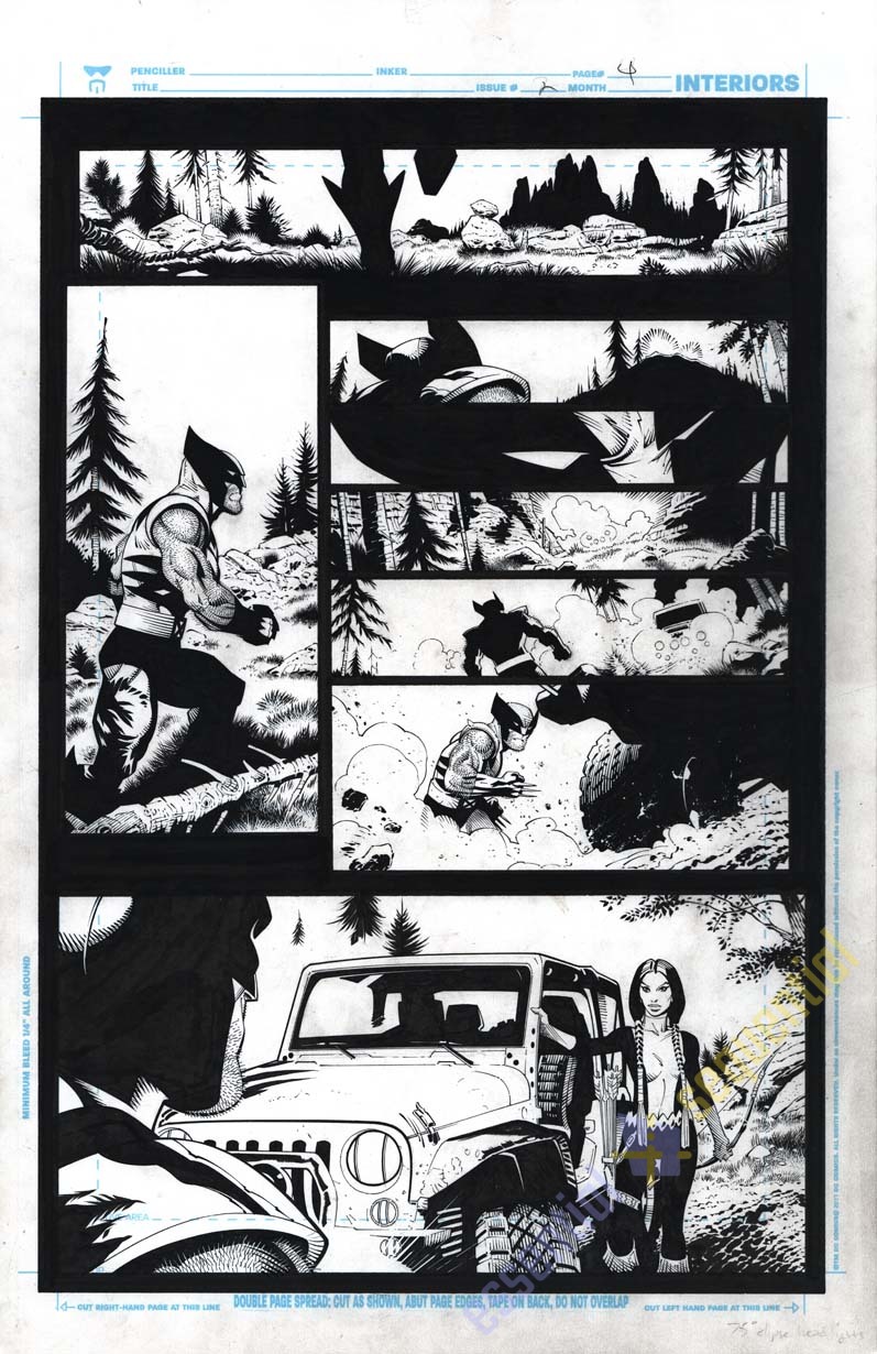 Wolverine: Revenge #2 Page 4 by Tim Townsend and Greg Capullo 1 Wolverine: Revenge #2 Page 4 by Tim Townsend and Greg Capullo