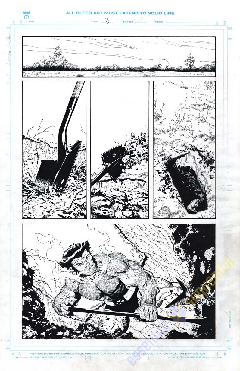 Wolverine: Revenge #3 Page 16 by Tim Townsend and Greg Capullo 1 Wolverine: Revenge #3 Page 16 by Tim Townsend and Greg Capullo